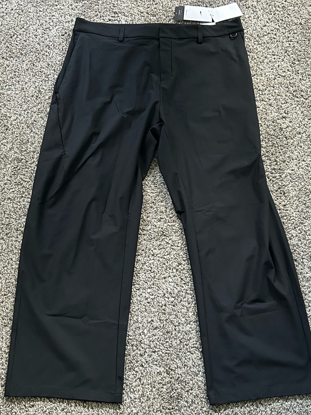 Nike 24.7 PerfectStretch Pants Black Men’s Size 38x32 Loose Fit HV0377-010